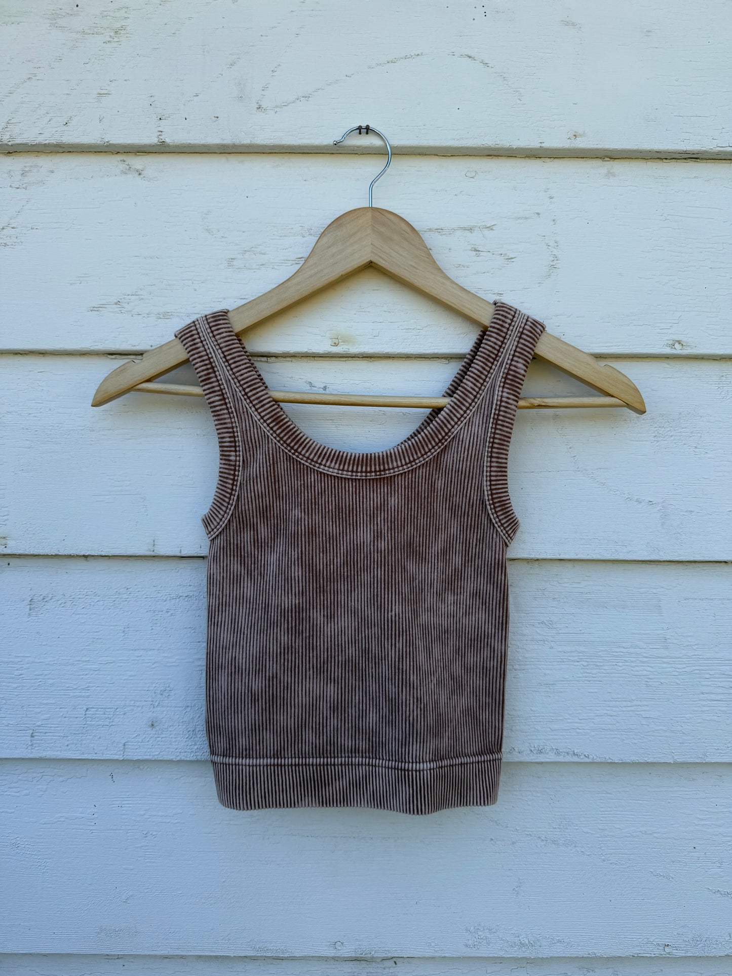 Ribbed Crop Tank