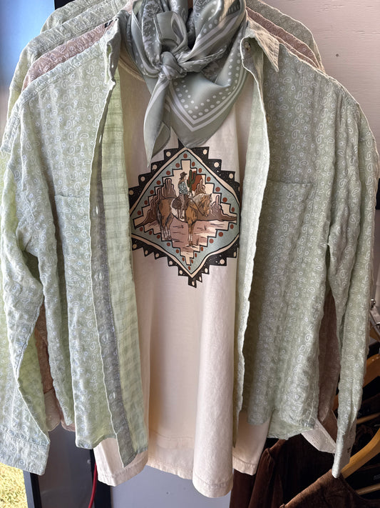 Cowgirl Aztec Tee