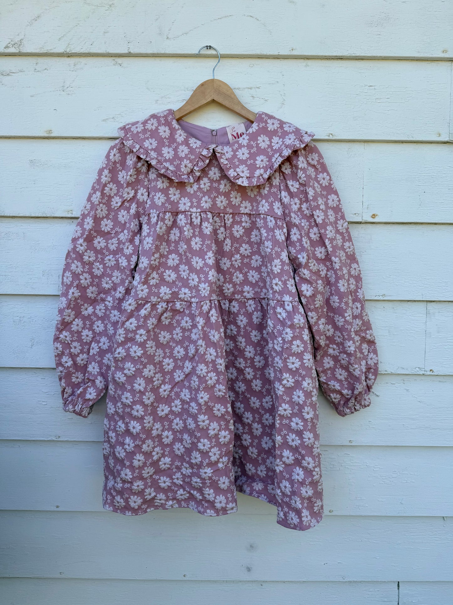 Mauve Floral Dress