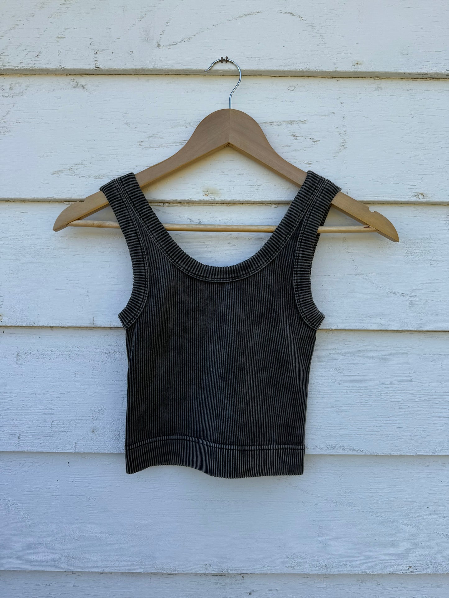 Ribbed Crop Tank