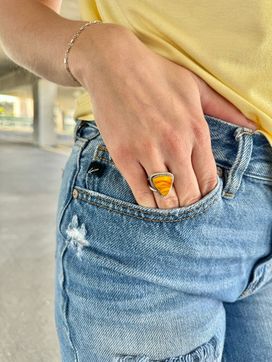 Yellow Rosarita Ring