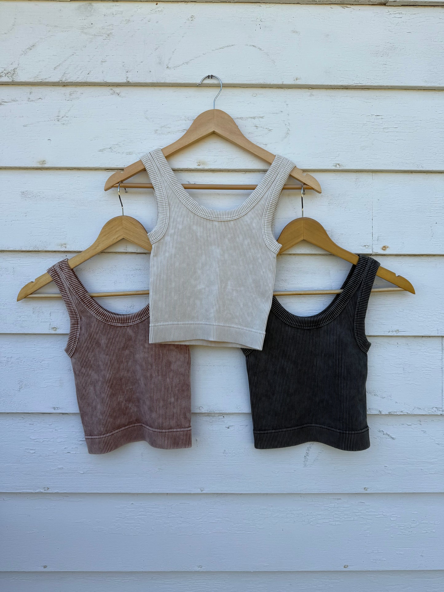 Ribbed Crop Tank