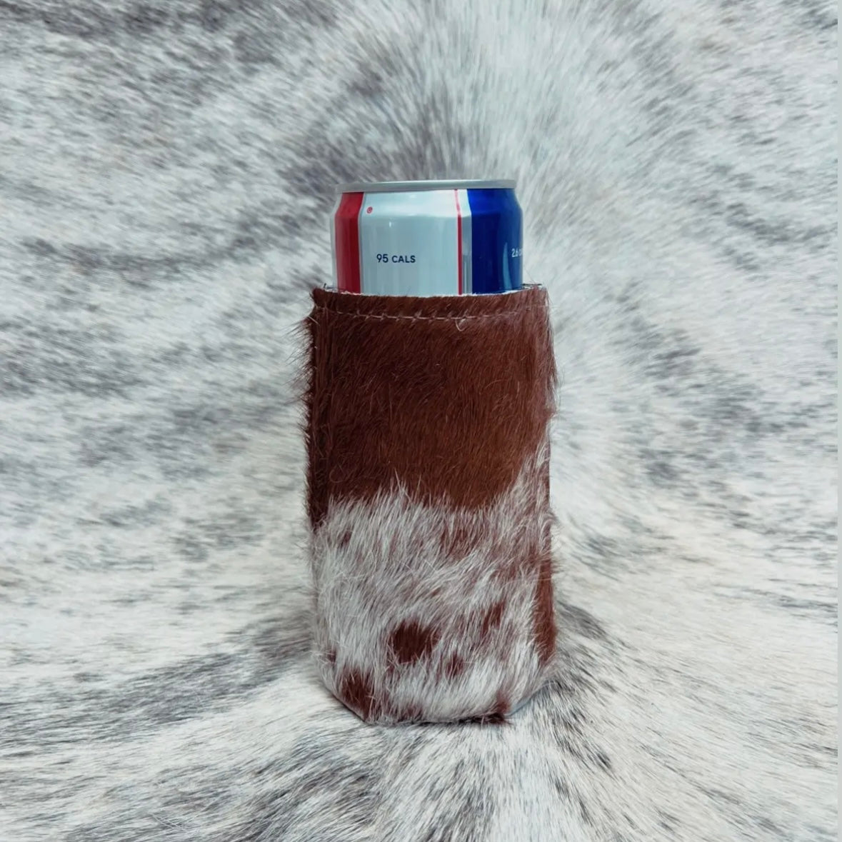 Cowhide Koozie