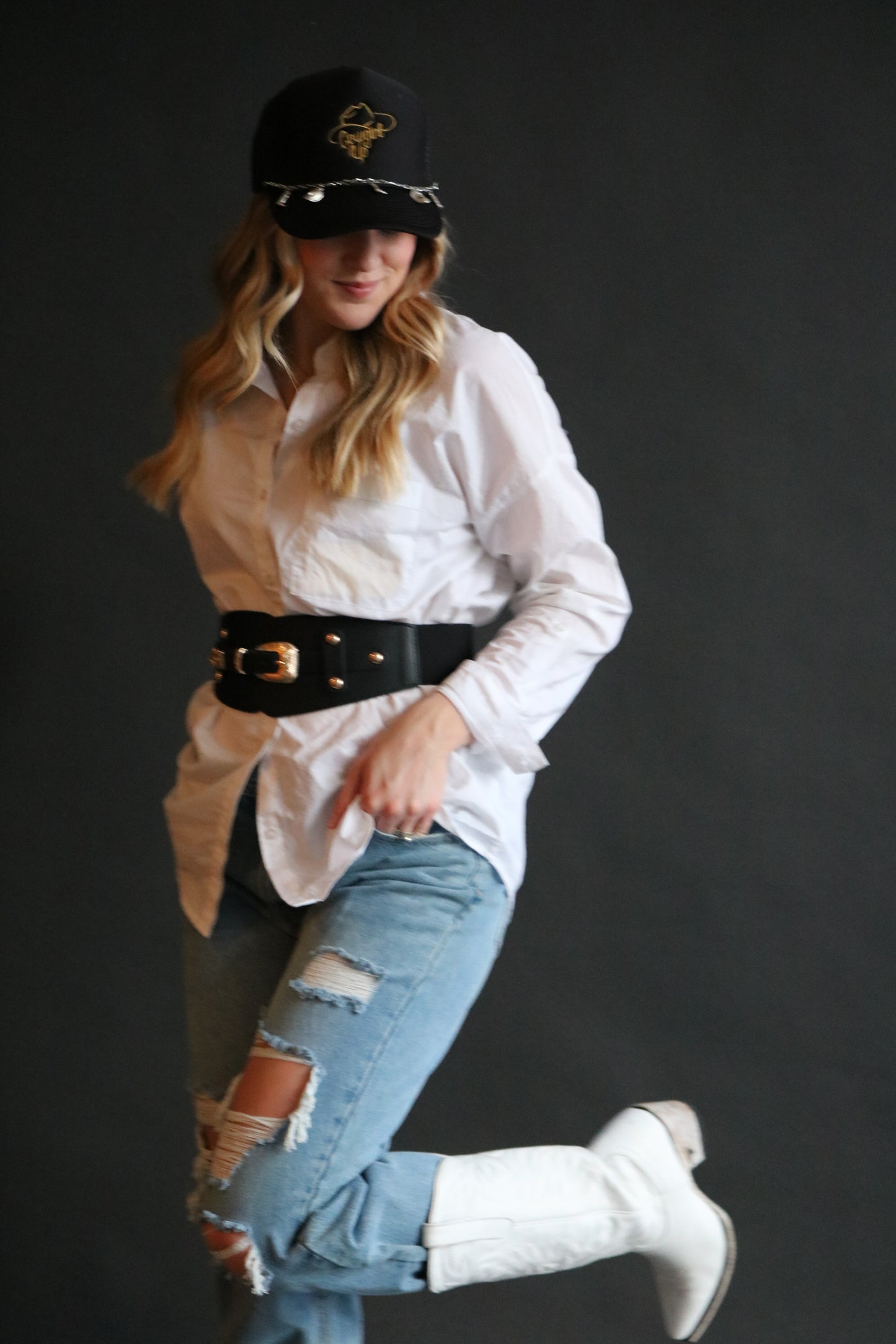 Cowgirl Up Trucker Cap