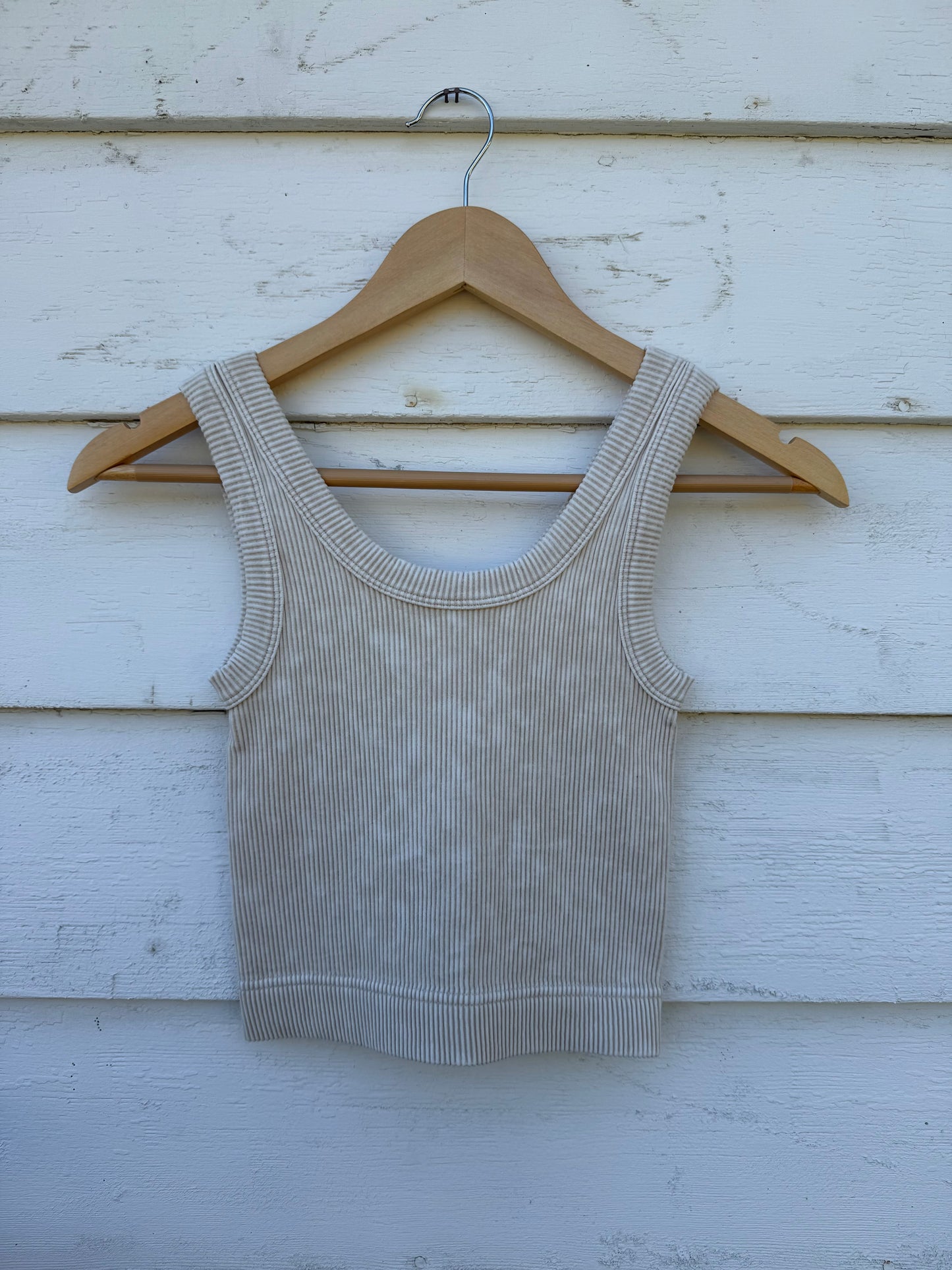 Ribbed Crop Tank
