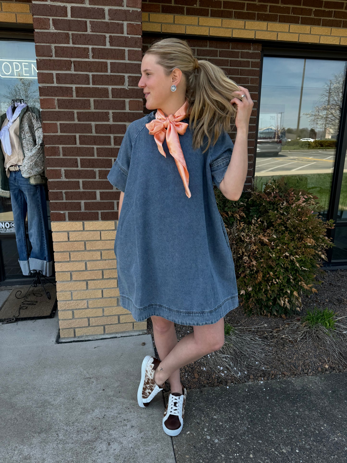 Denim T-Shirt Dress