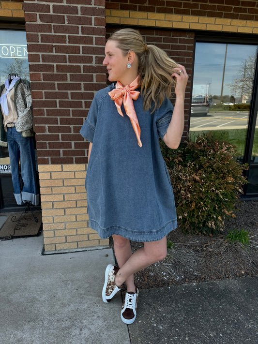 Denim T-Shirt Dress