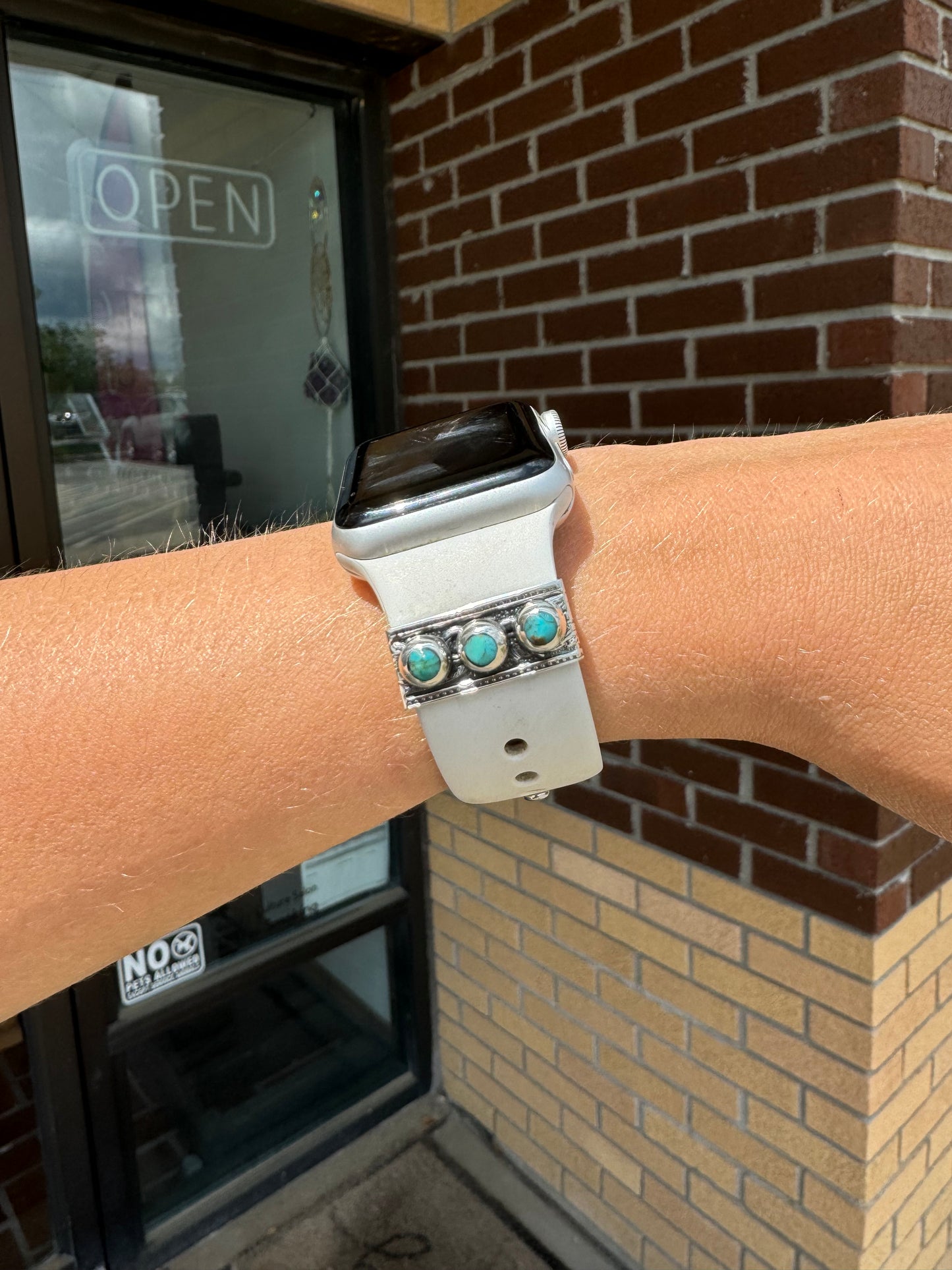 Turquoise Apple Watchband Charm
