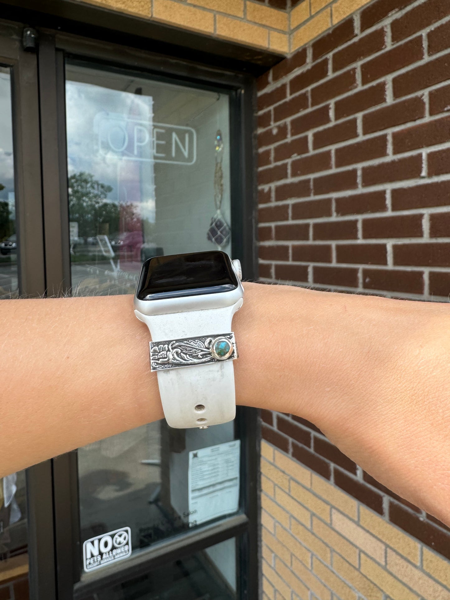 Turquoise Apple Watchband Charm
