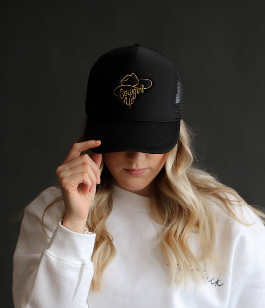 Cowgirl Up Trucker Cap