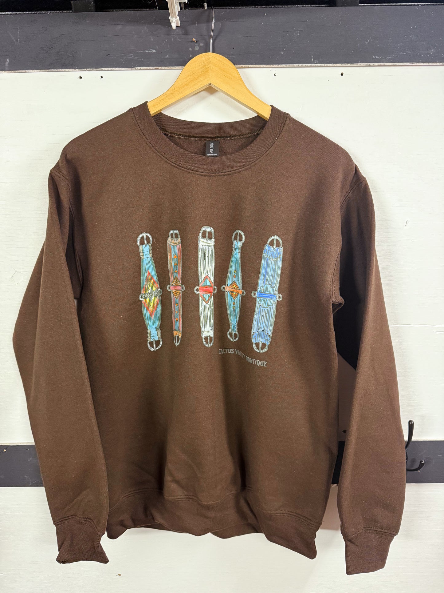 Mohair Cinches Crewneck