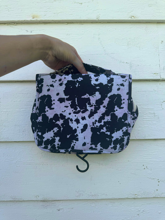 Cowhide Travel Makeup Hanger