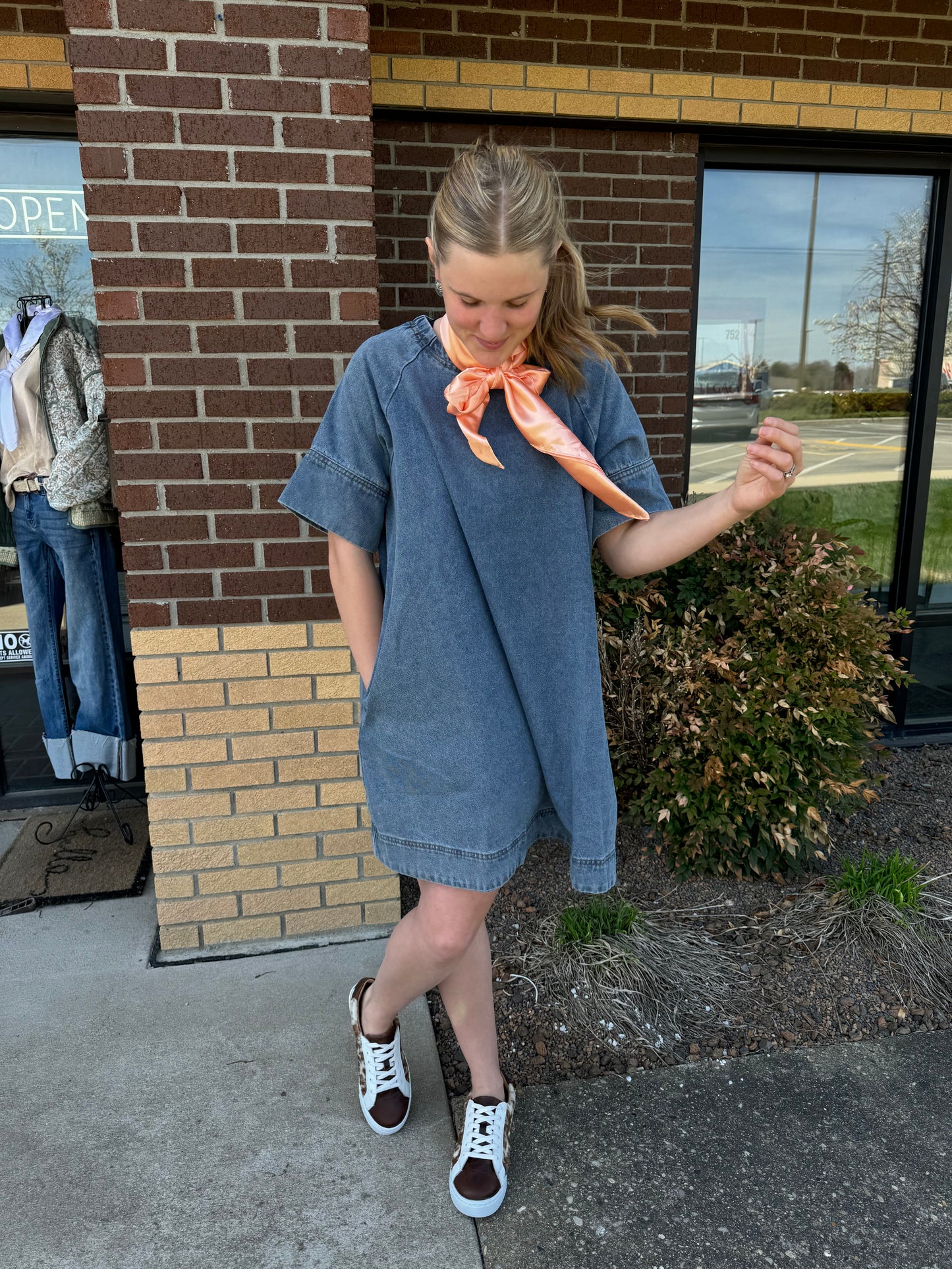 Denim T-Shirt Dress