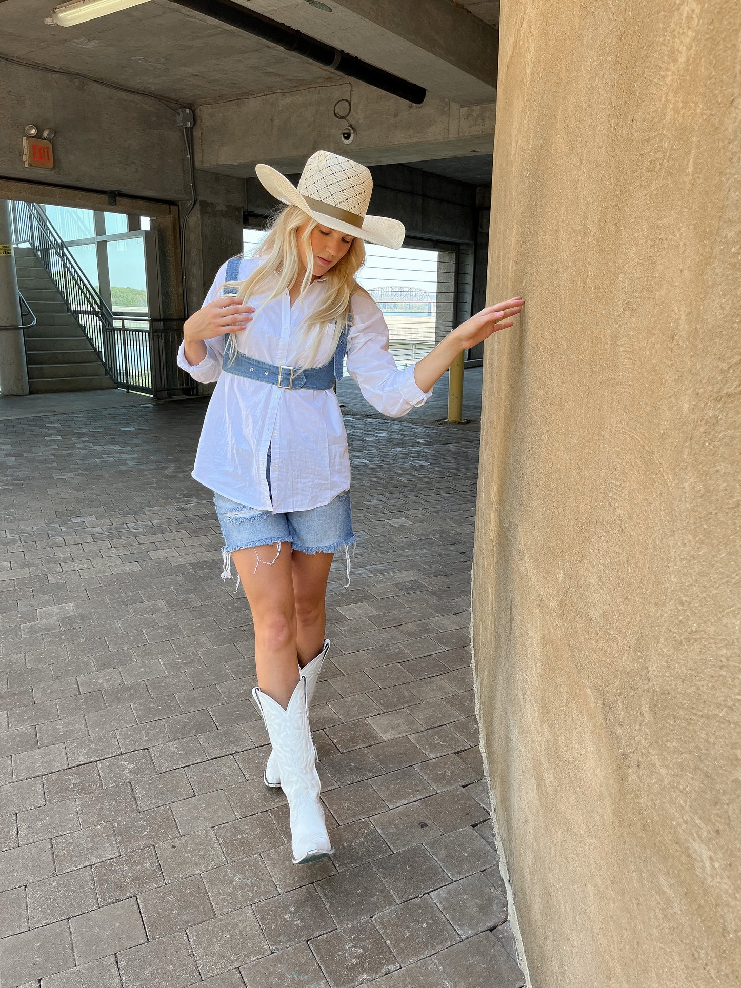 Oversized White Button Shirt