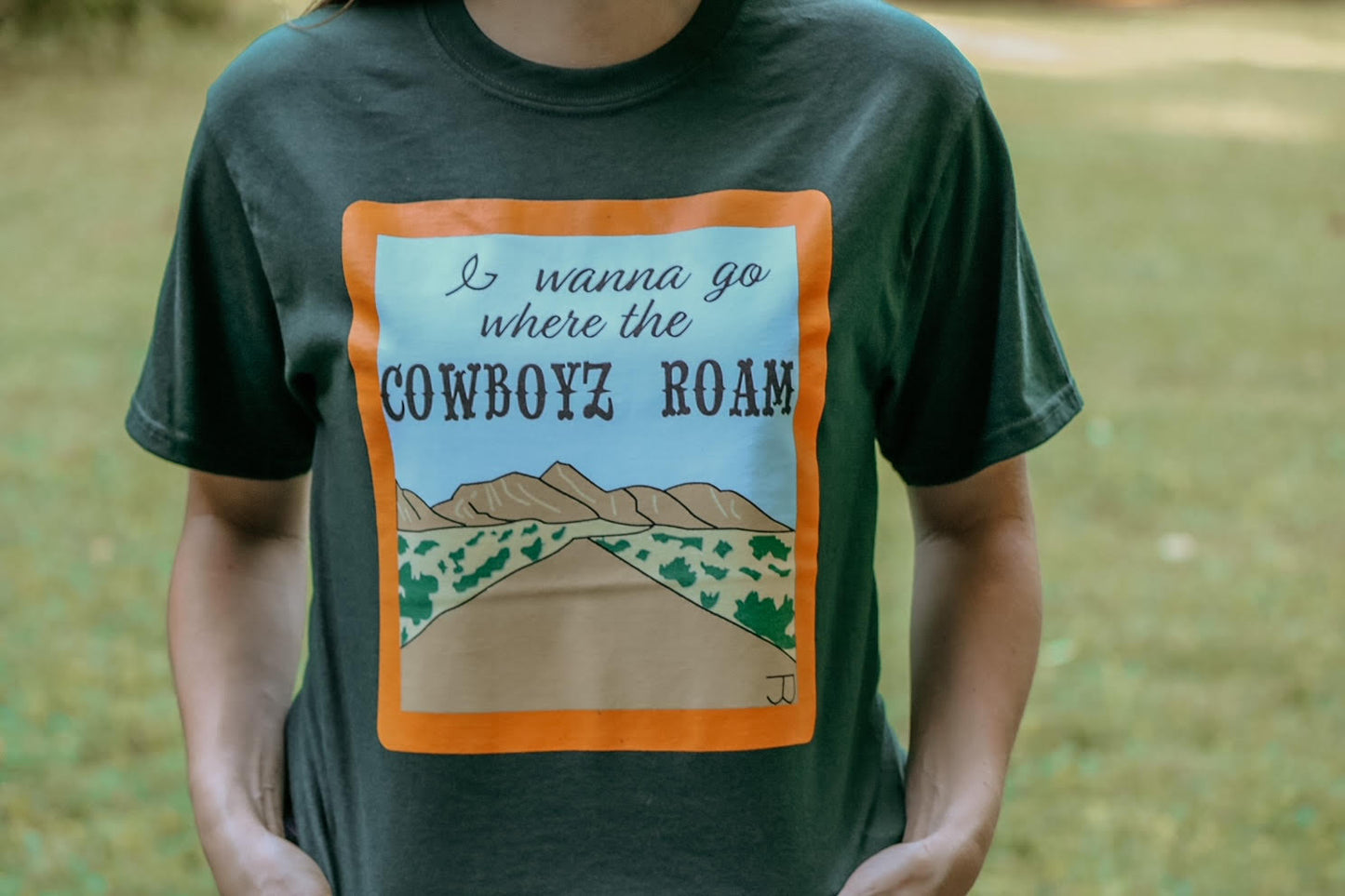 Where Cowboyz Roam Tee