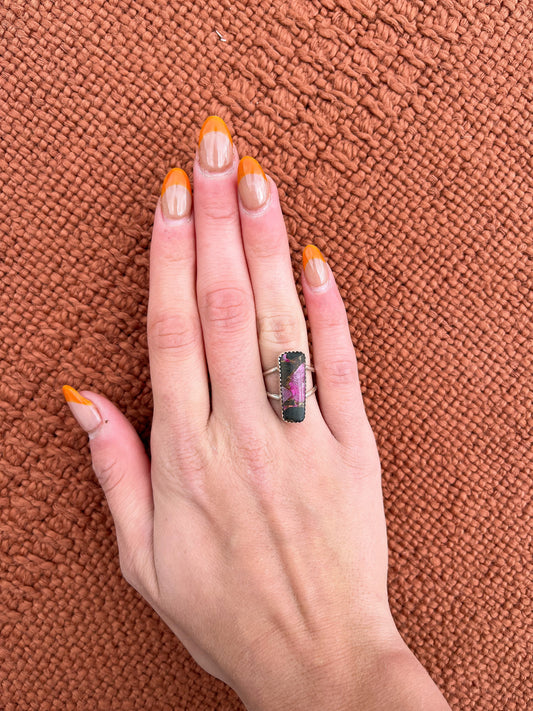 Pink Mojave Rectangle Ring