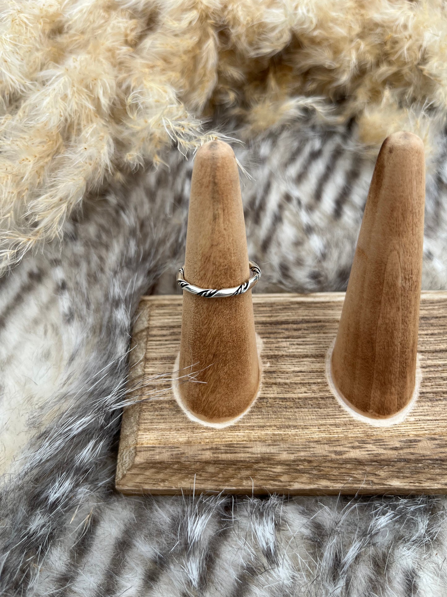 Twist Sterling Silver Stacker Ring