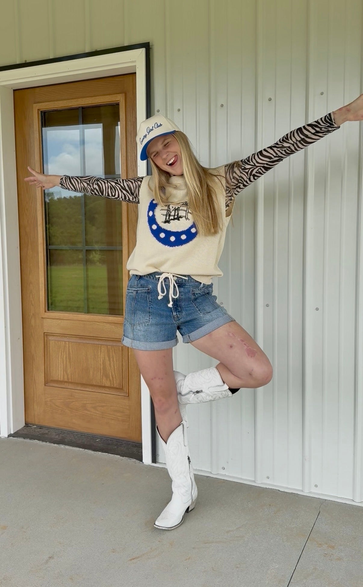 Cowgirl Blues Vest