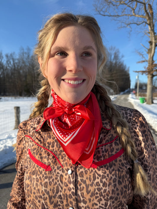 Red Bandana Wild Rag