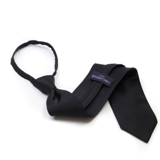 Black Long Feminine Tie