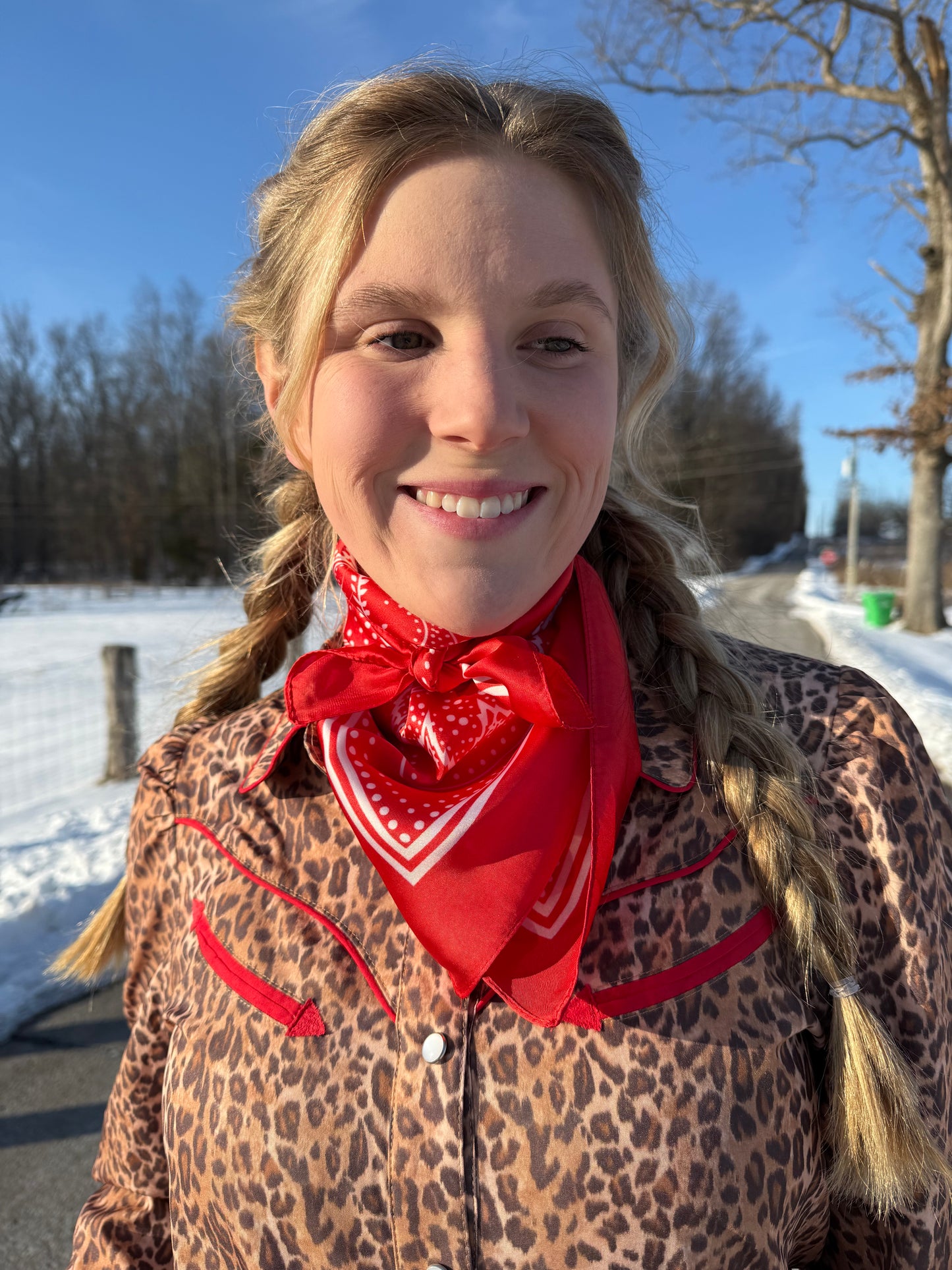 Red Bandana Wild Rag