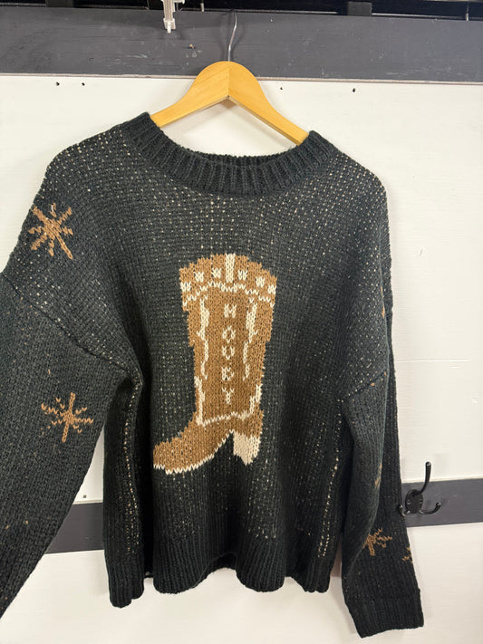 Howdy Boot Sweater