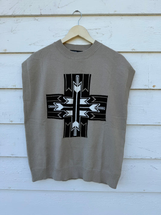 Cross Sweater Vest