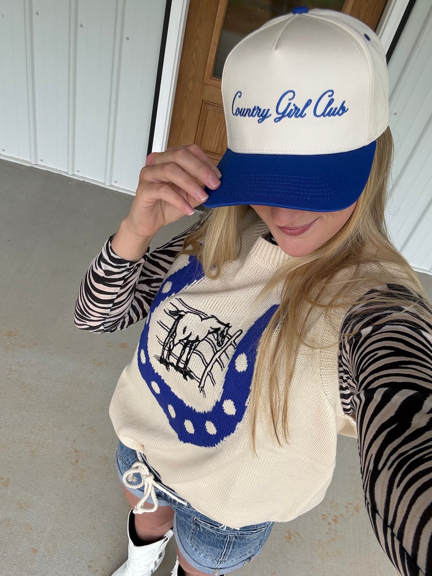 Cowgirl Blues Vest