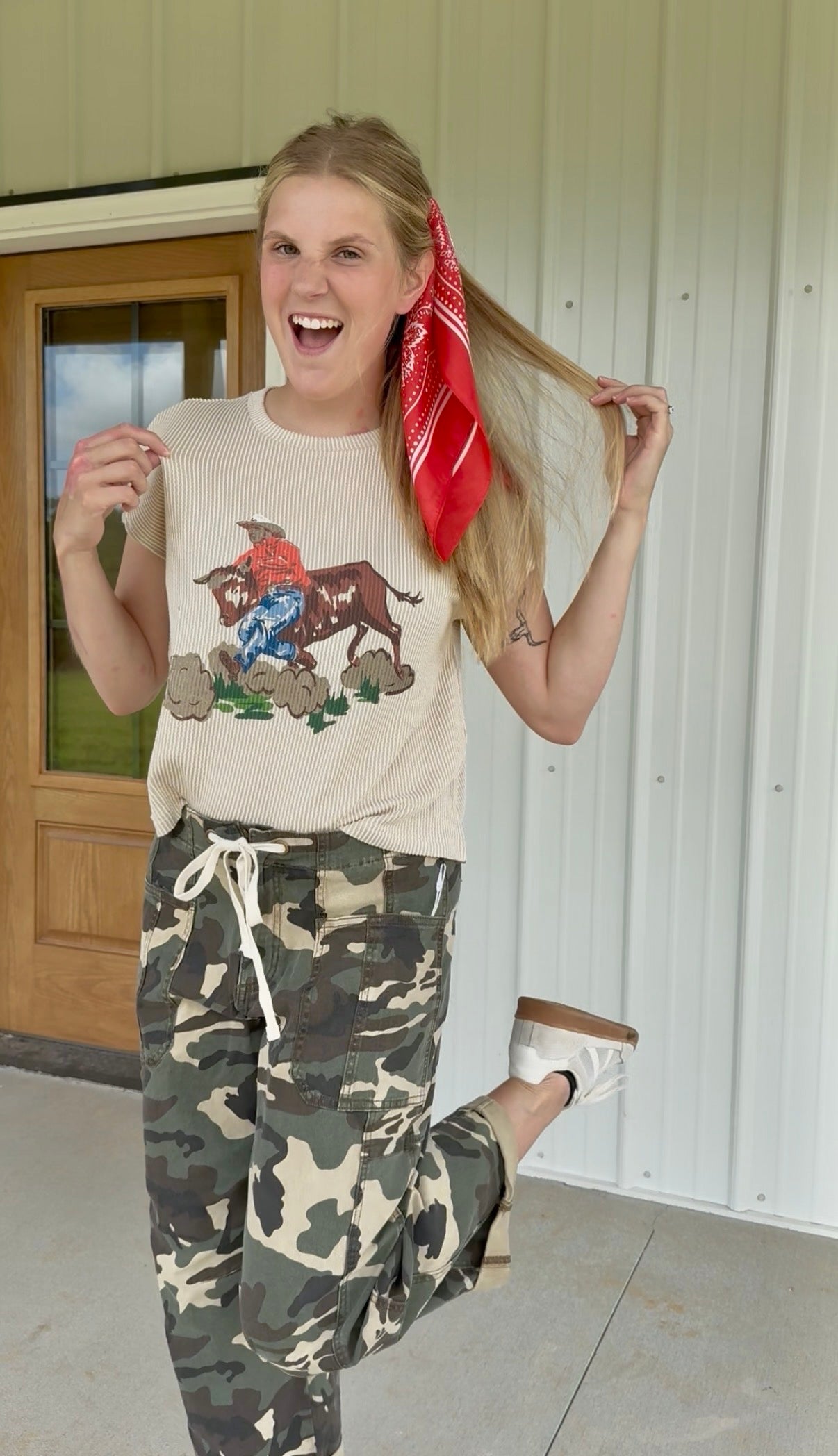 Bulldogger Capped Tee