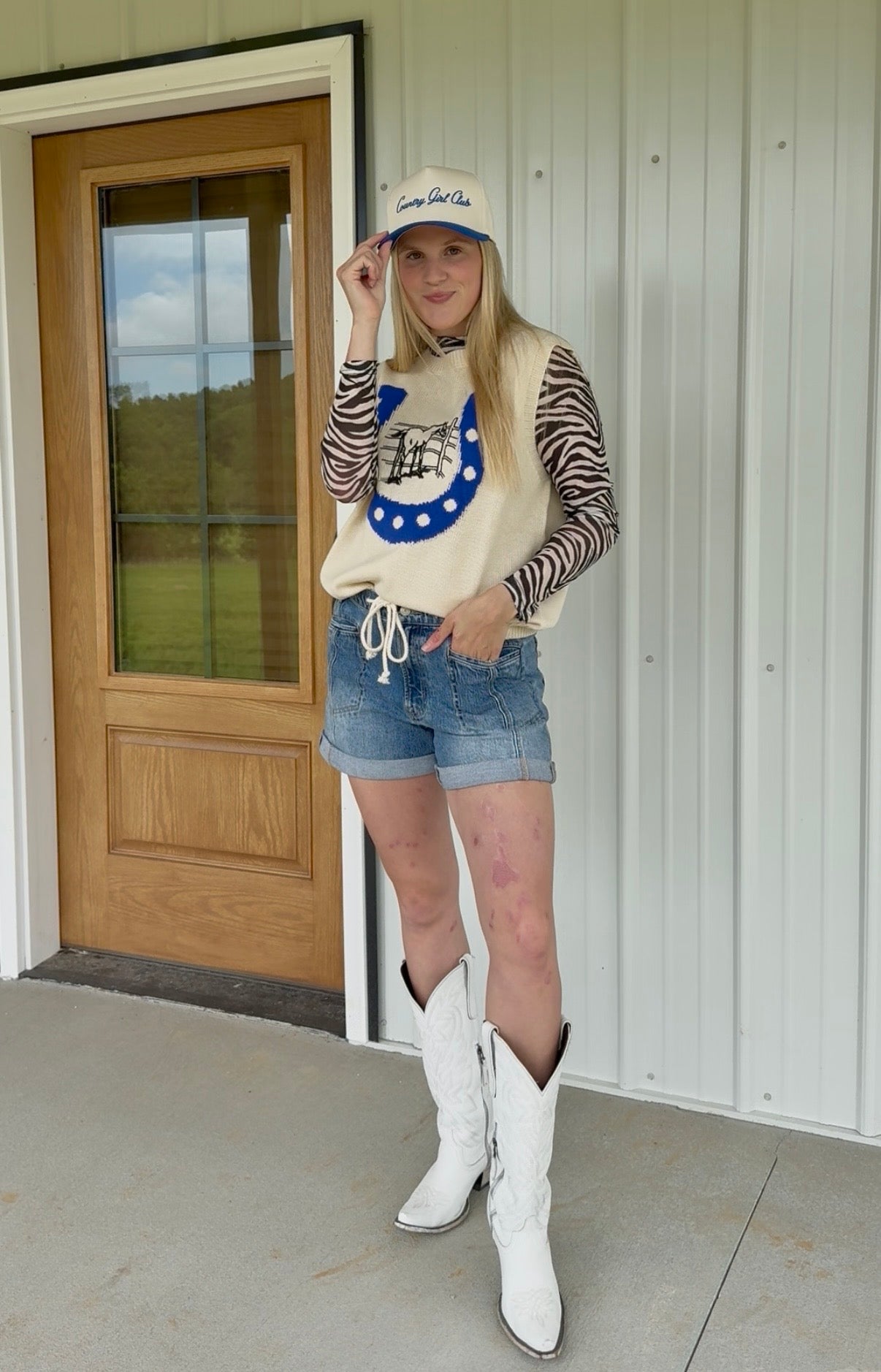 Cowgirl Blues Vest