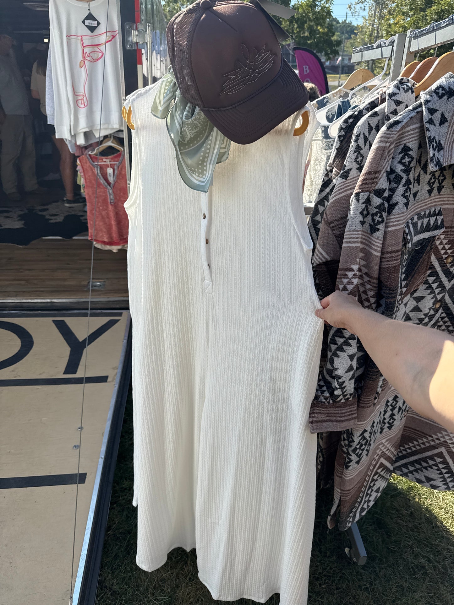 White Wide Leg Jumper