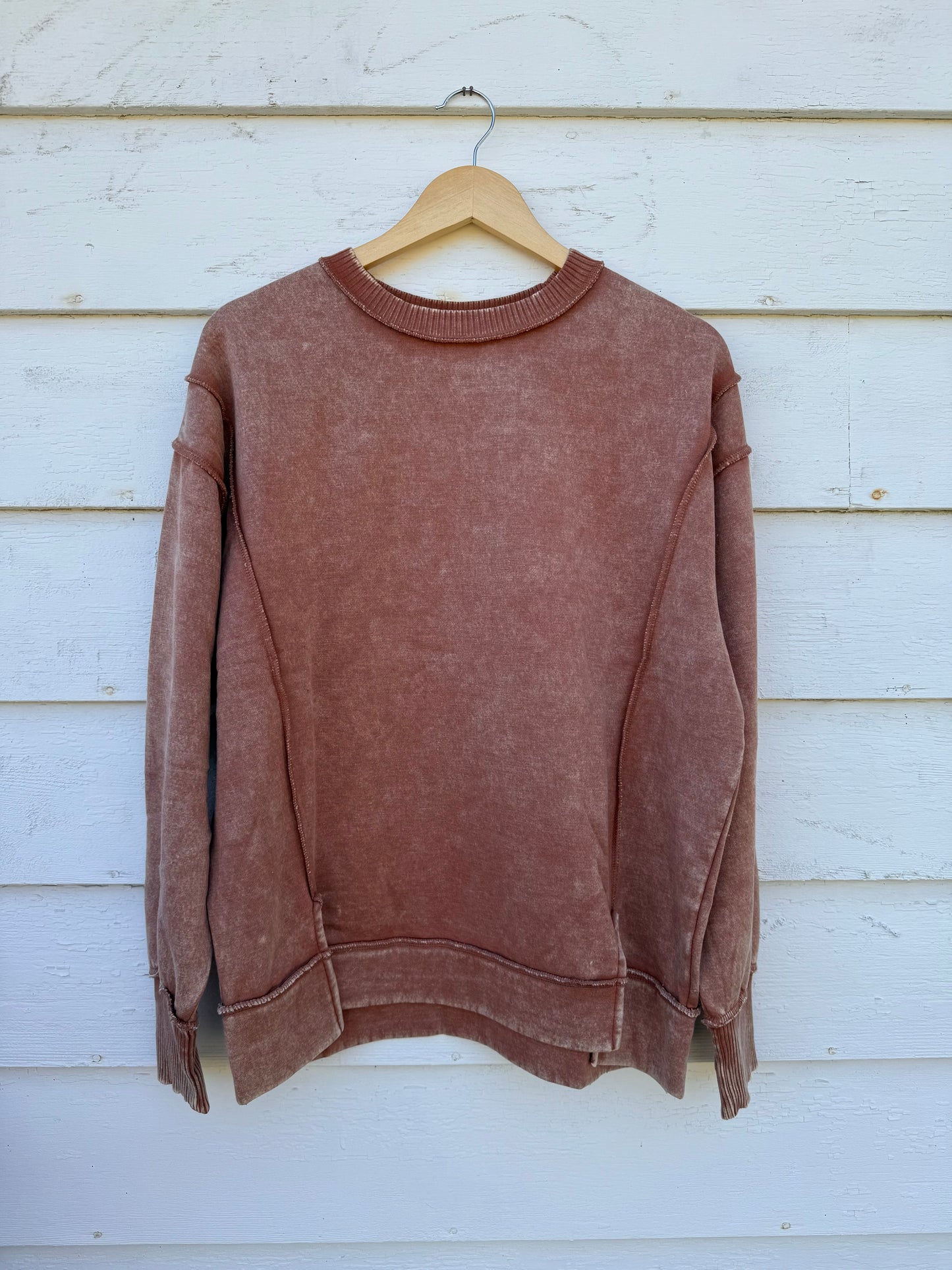 Acid Wash Pullover