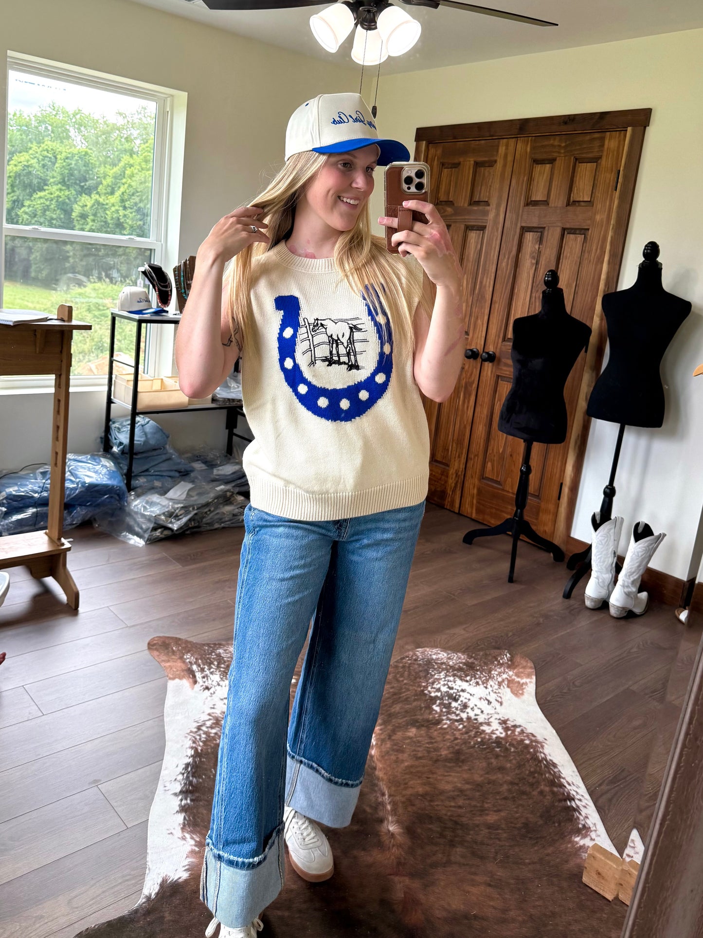 Cowgirl Blues Vest