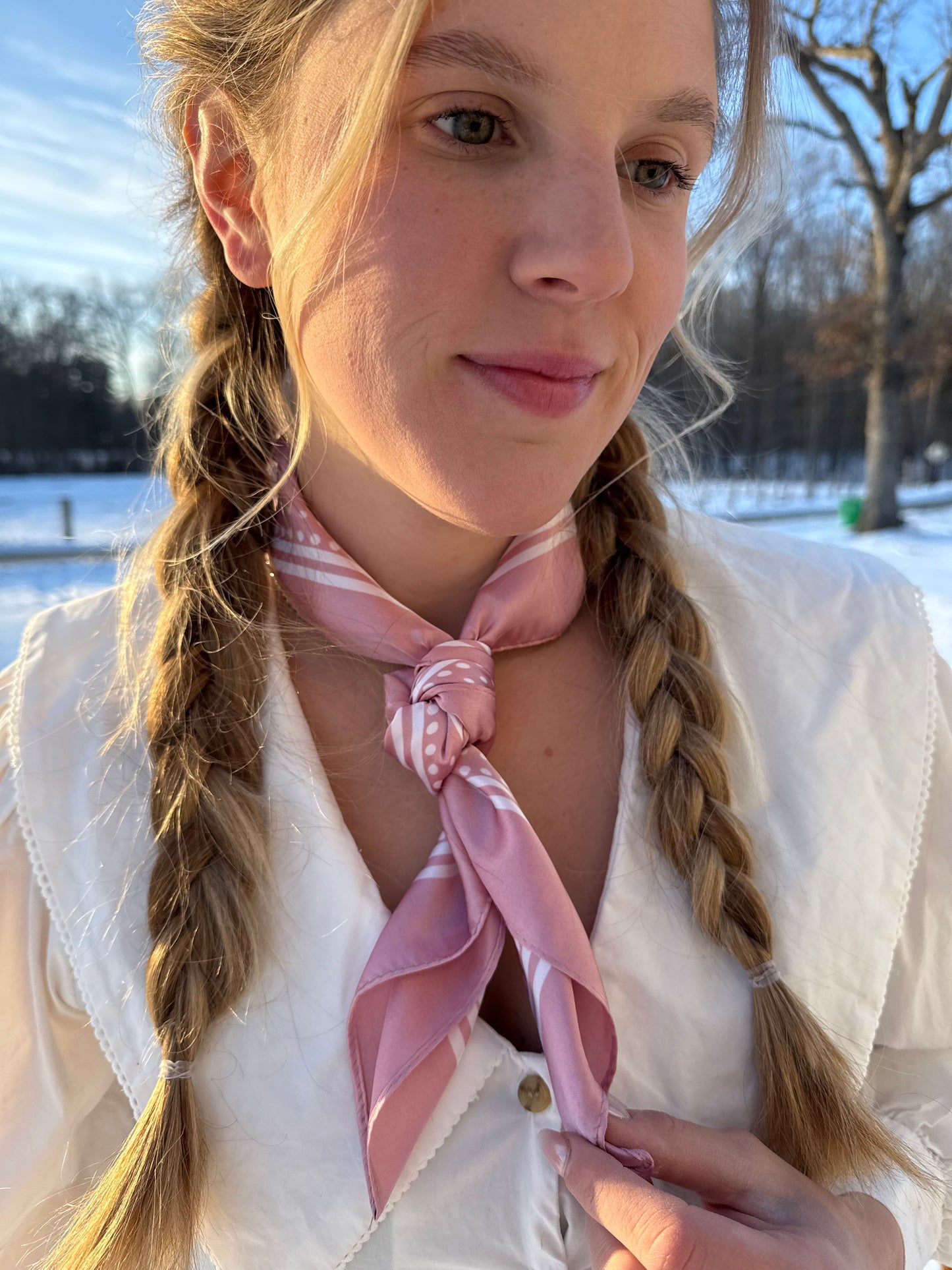 Pink Bandana Wild Rag