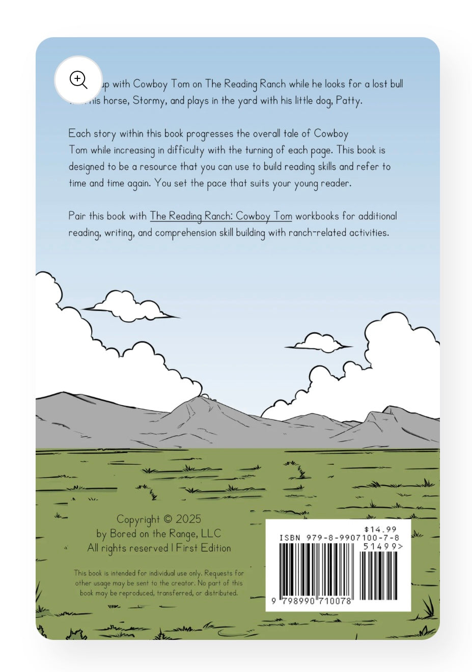 Reading Ranch Cowboy Tom Workbook