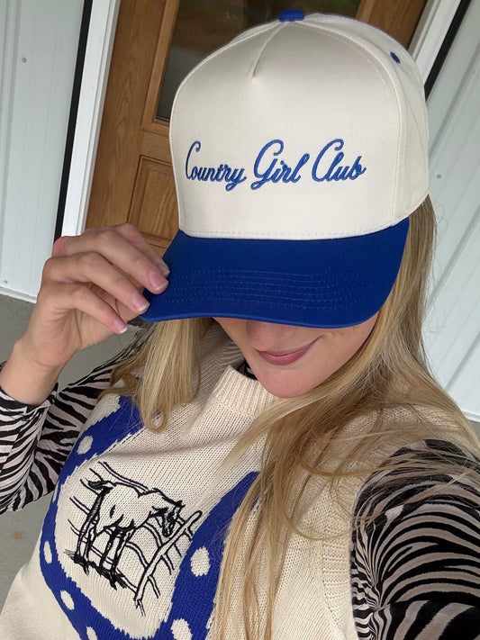 Country Girl Club Trucker Hat