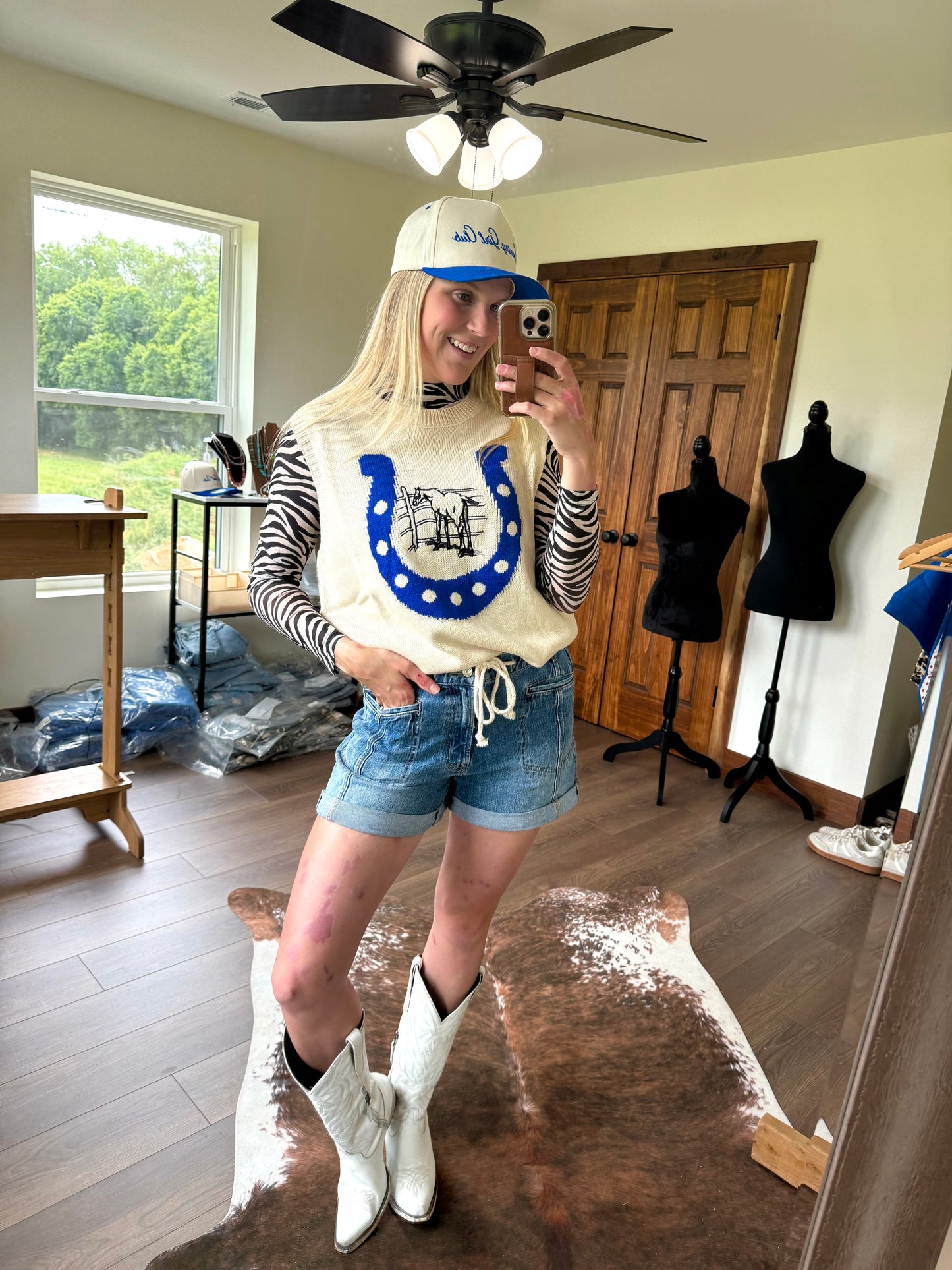 Cowgirl Blues Vest
