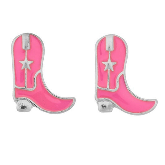 Boot Stud Earrings