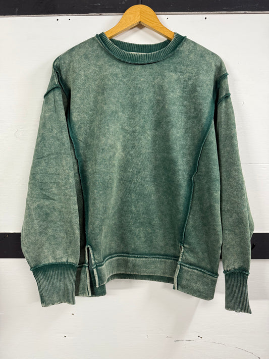Acid Wash Pullover