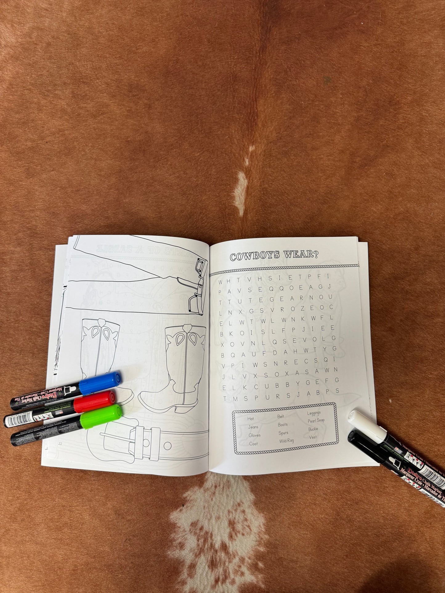 Western Word Search Workbook