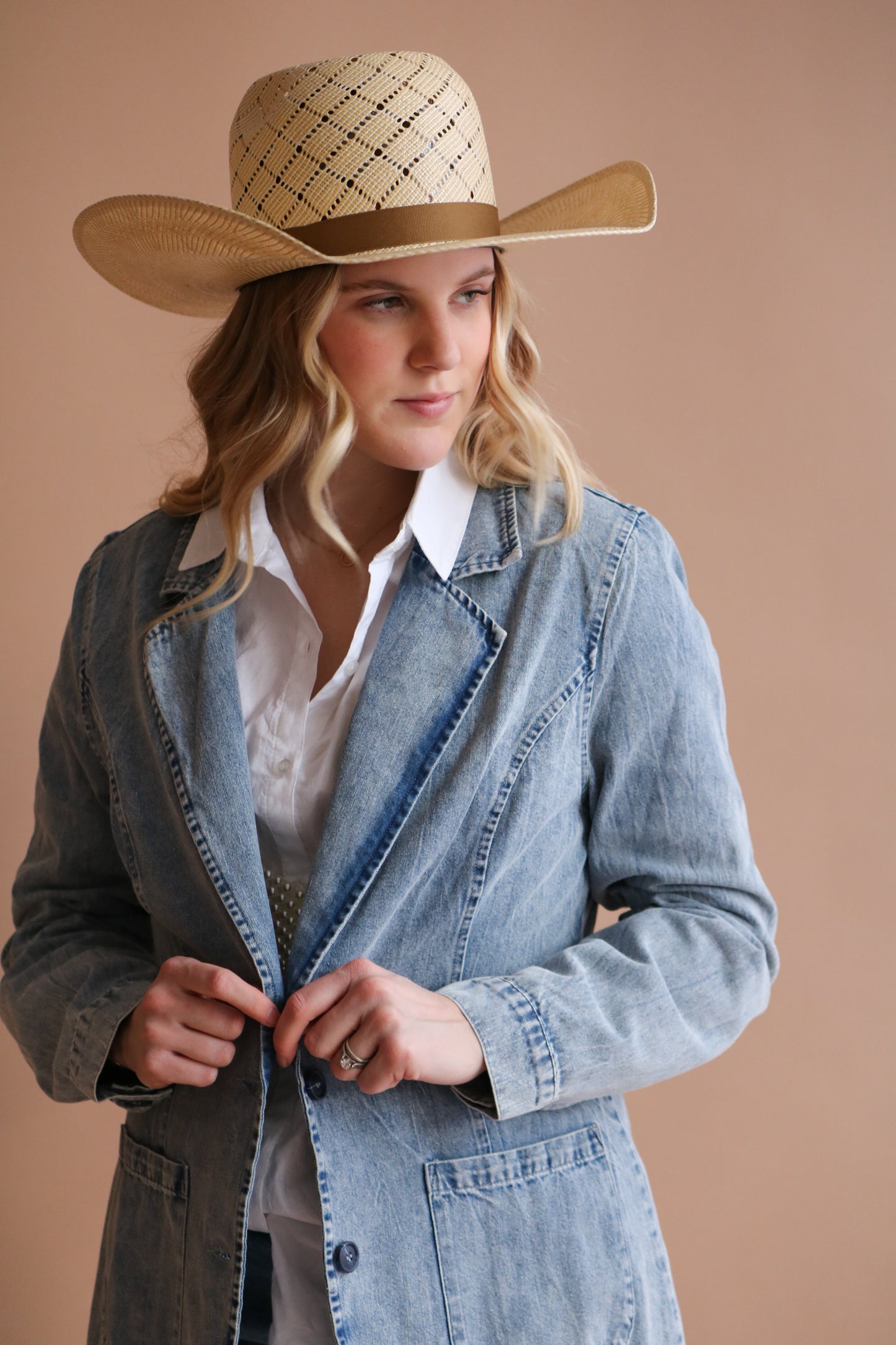 Denim Blazer Jacket