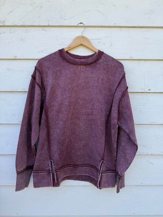 Acid Wash Pullover