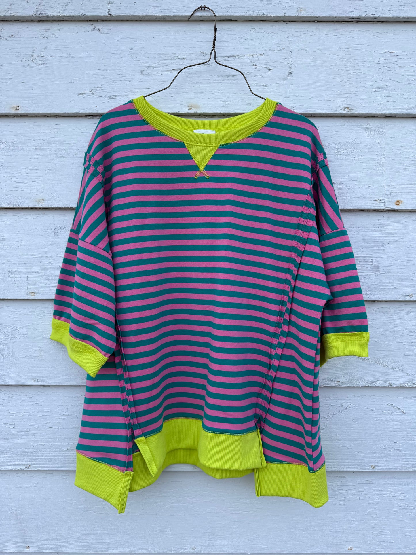 Neon Striped Top