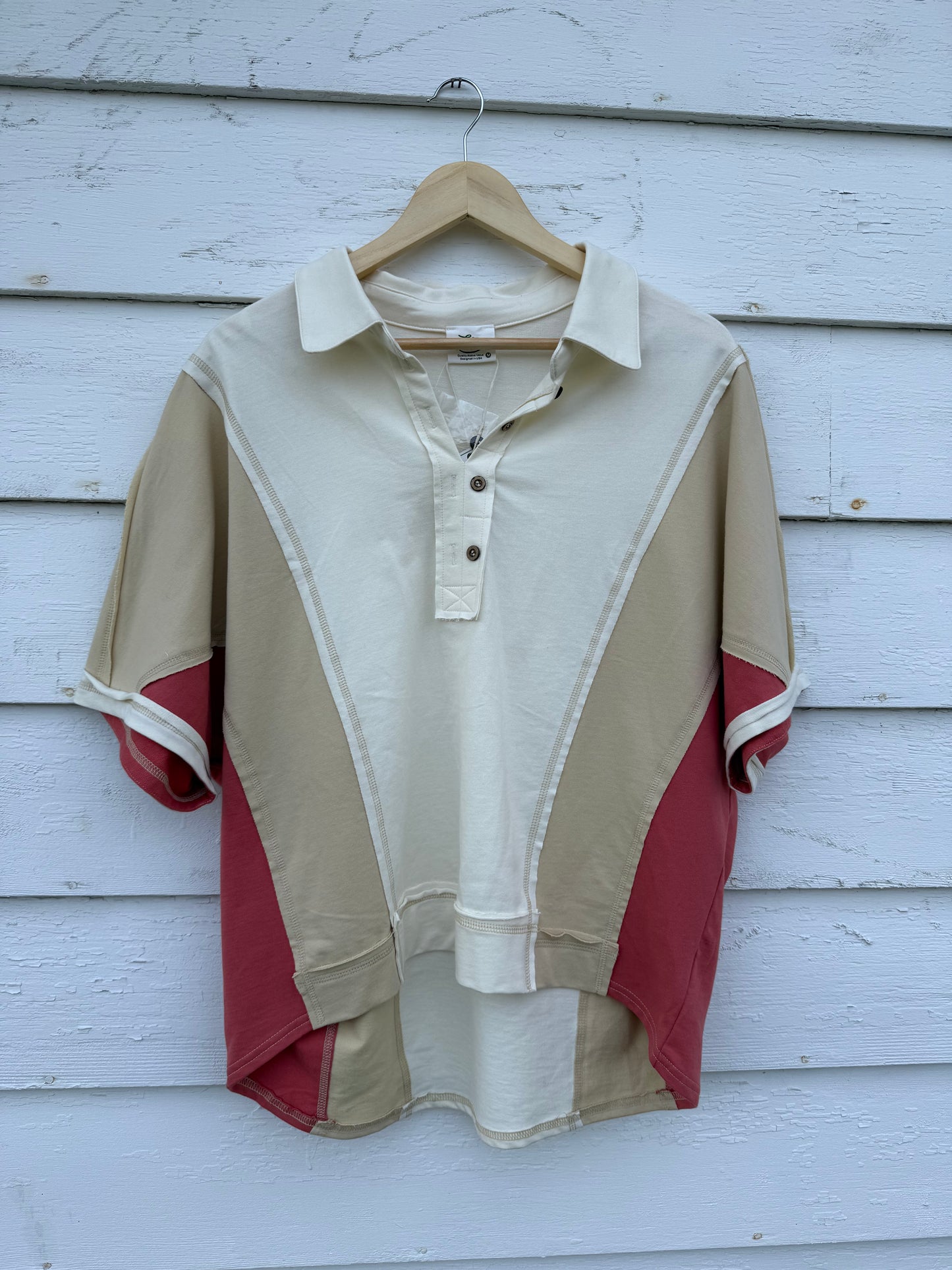 Red Patchwork Top