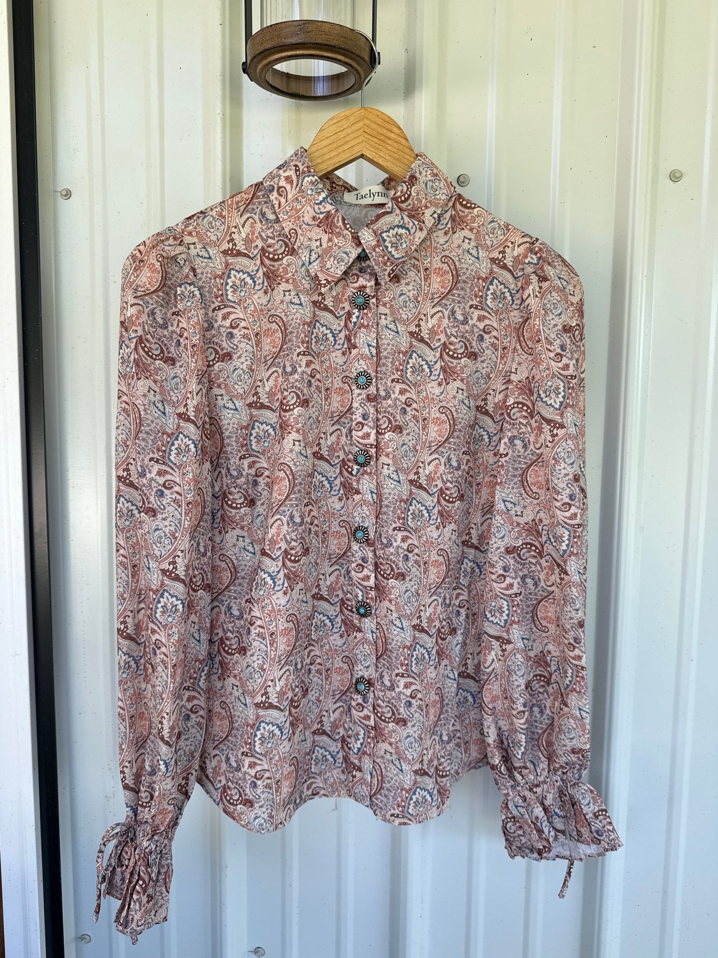 Paisley Concho Button Up