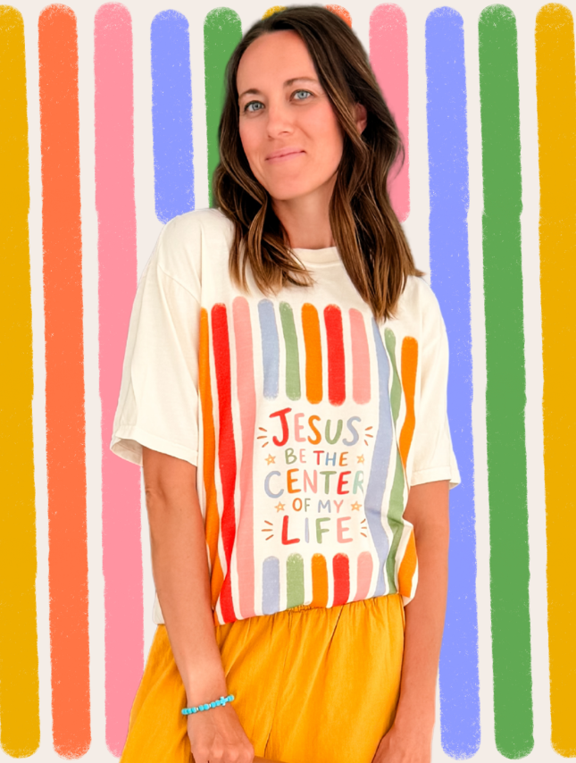 Jesus Be The Center Tee