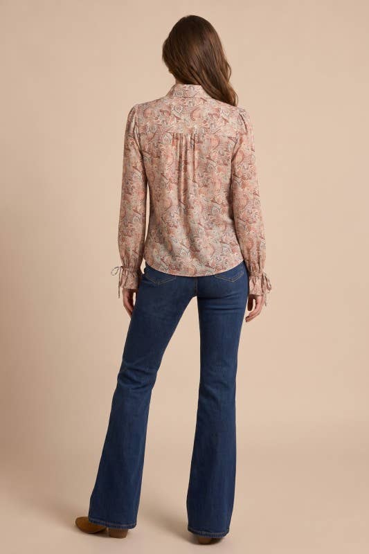 Paisley Concho Button Up