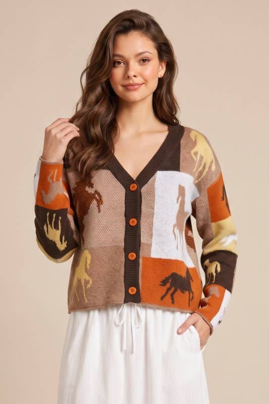 Harvest Horses Cardigan