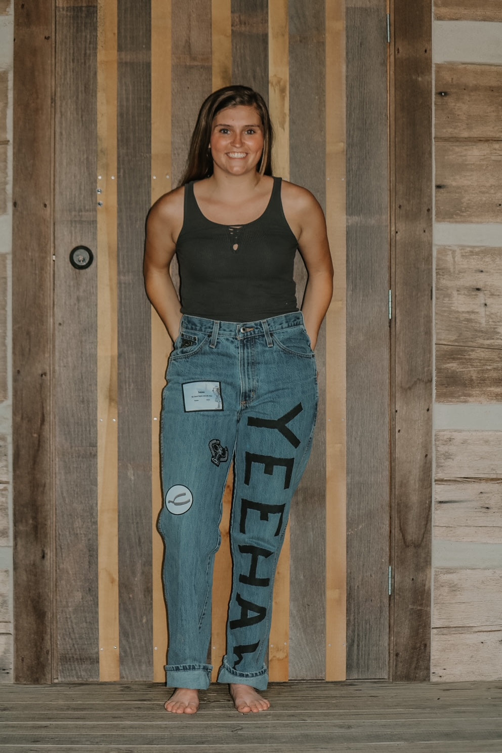 Yeehaw Jeans w/ Patches